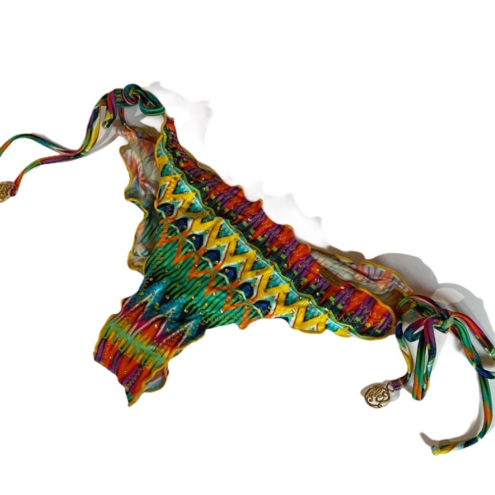 Luli Fama Bikini Bottom With Rhinestones